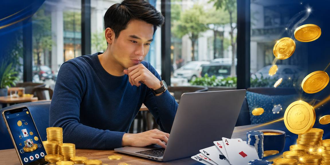 Người chơi Việt Nam chơi game tại quán cà phê
