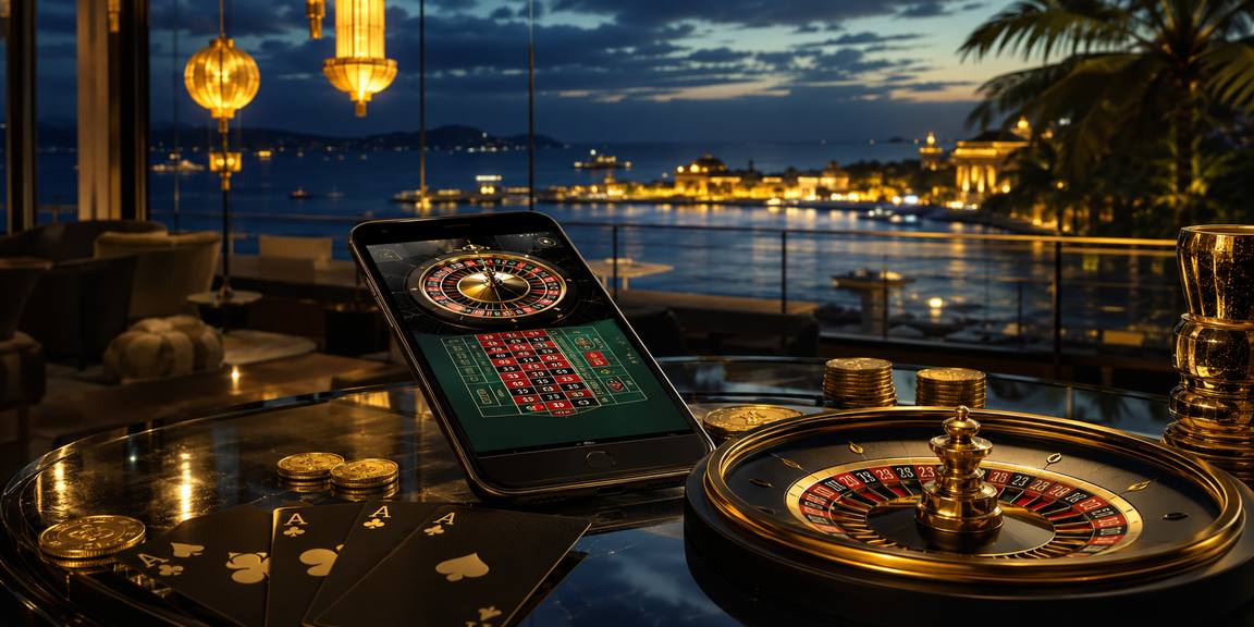 Bàn roulette trực tiếp trên di động tại bãi biển Việt Nam